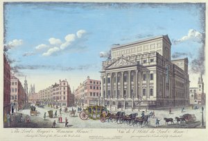 Lord Mayors Mansion House, ca. 1753 af English School